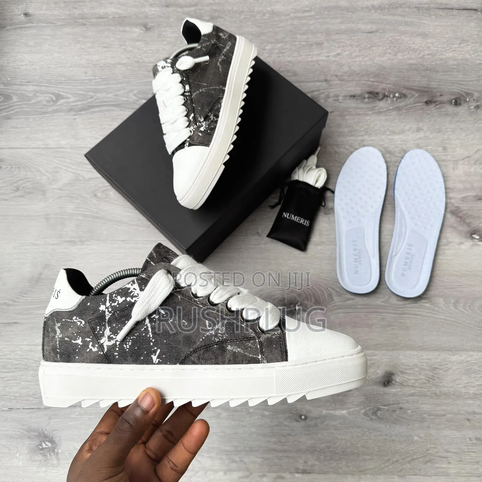 Numeris Atelier “Trashed Denim” Sneakers