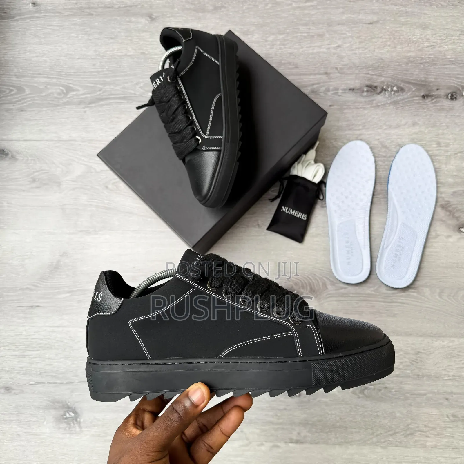 Numeris Atelier “Acrylic Carbon” Sneakers