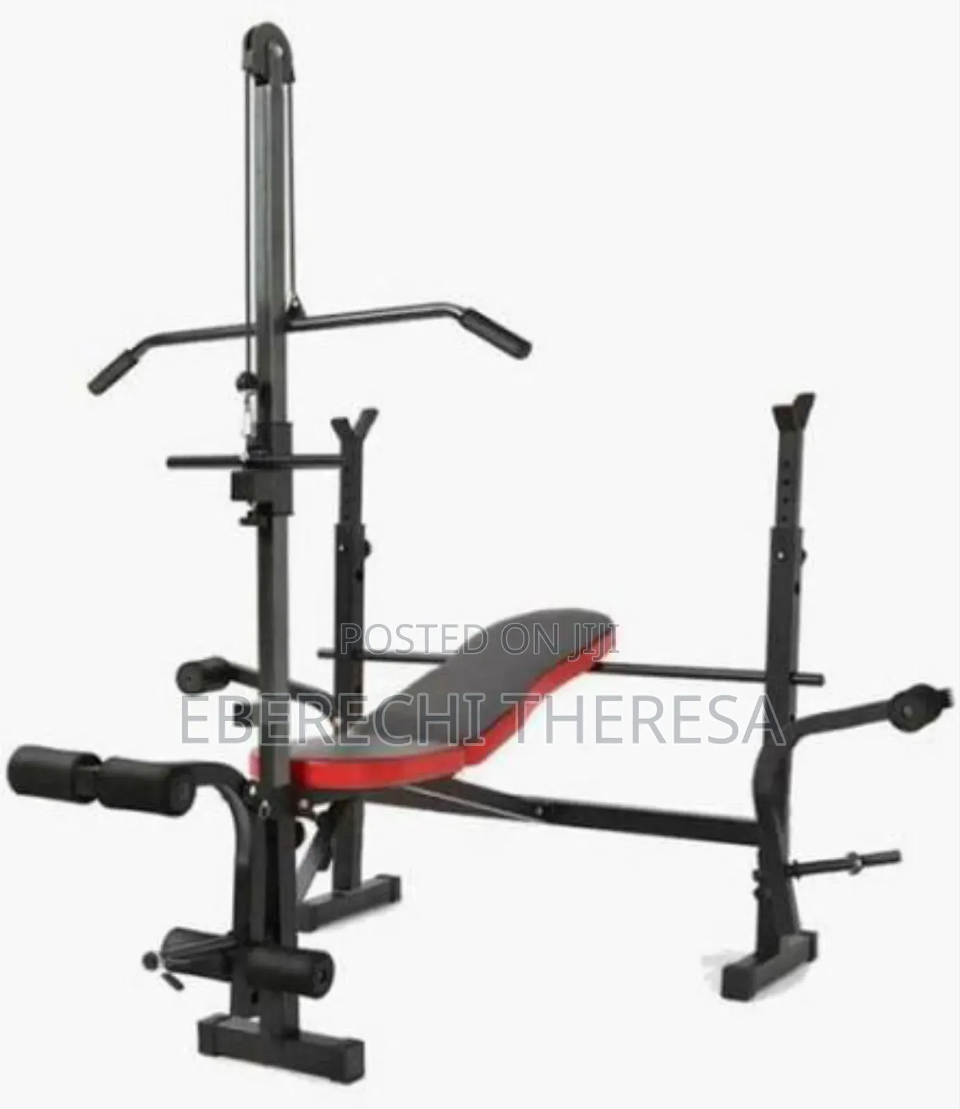 Weight Bench With Lat Pull