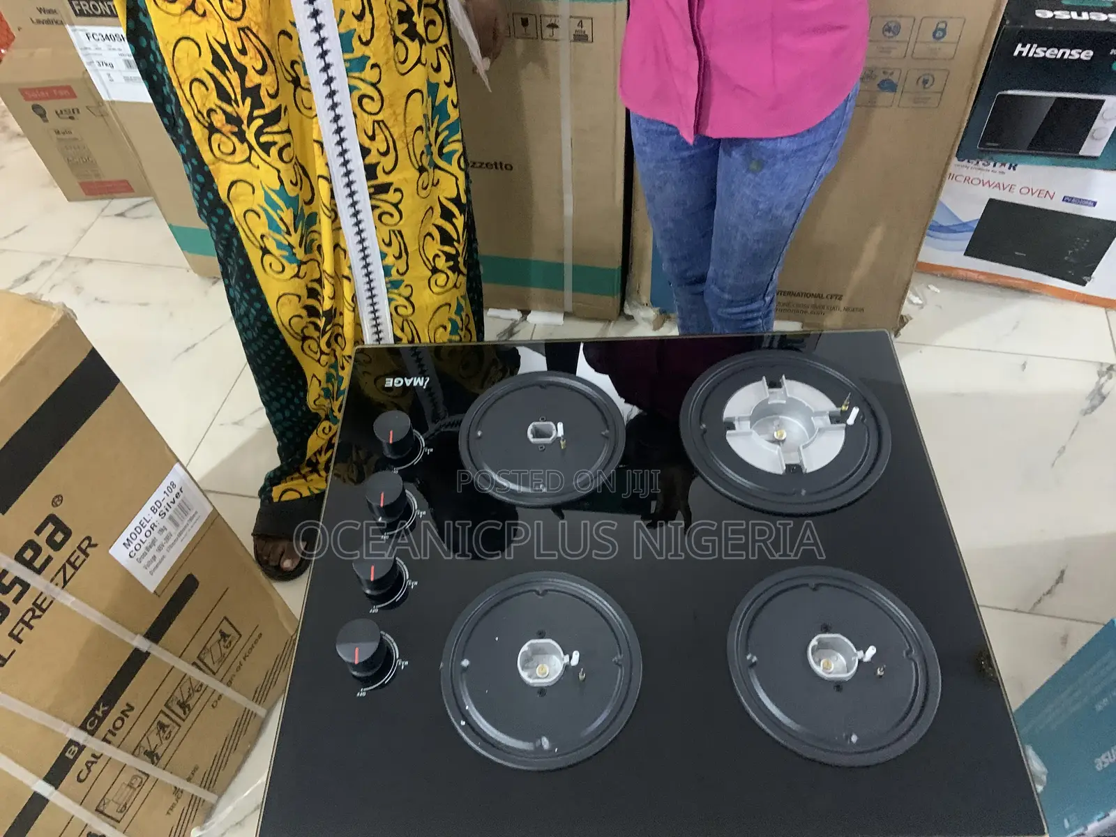 Image Burnease Inbuilt 4 Gas Burner Hob