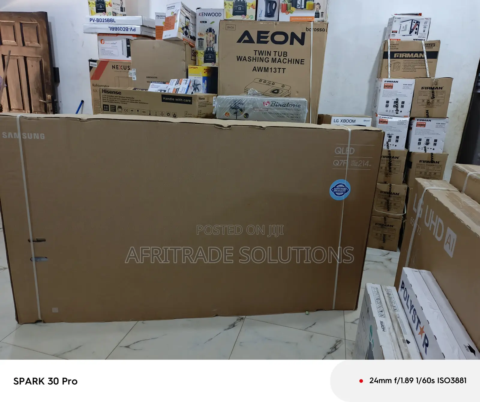 Samsung 85" Qled Q7f Smart Tv – Stunning Display!