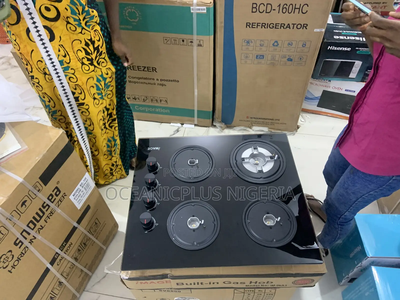 Image Blaze Built Inbuilt 4 Gas Burner Hob