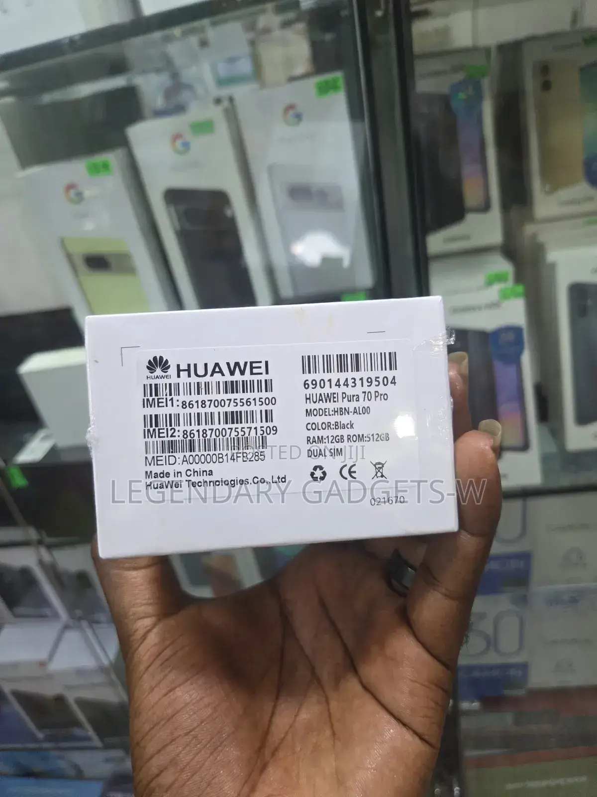 New Huawei Pura 70 Pro 512 GB Black