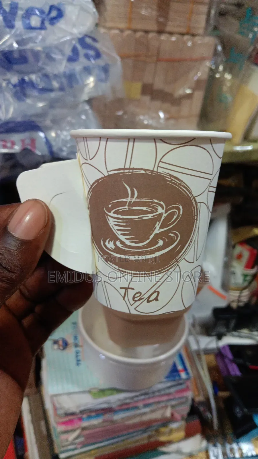 7oz Paper Cups With a Handle Pack of 50pcs