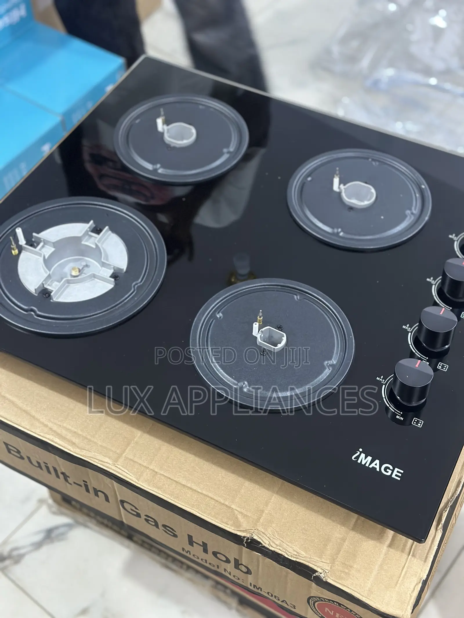 Image Im-60gsb Easy Cooking Built-in Gas Hob