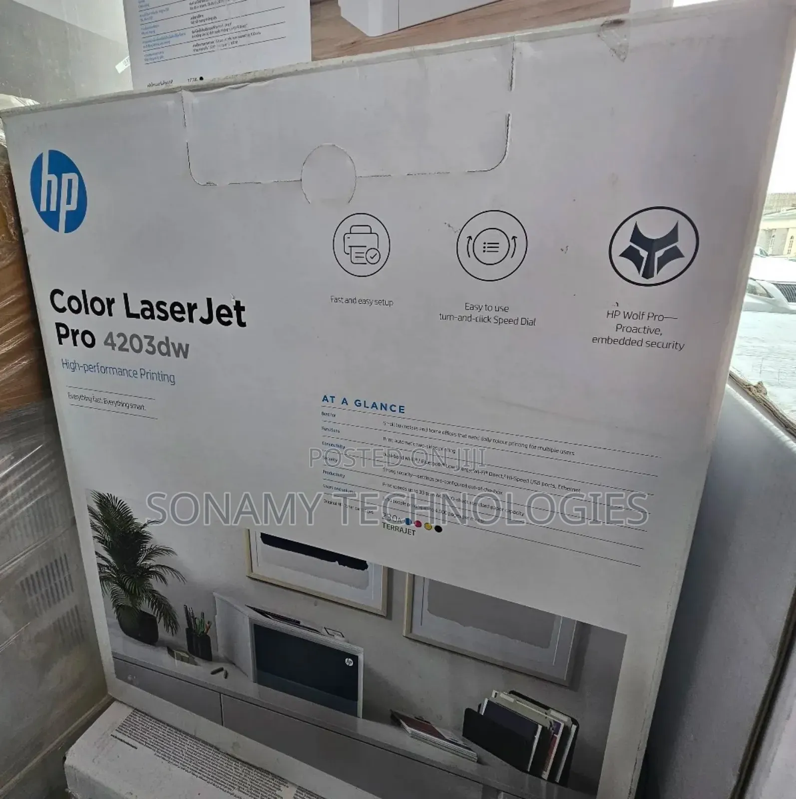 Hp Printer Color Laserjet Pro M4203dw