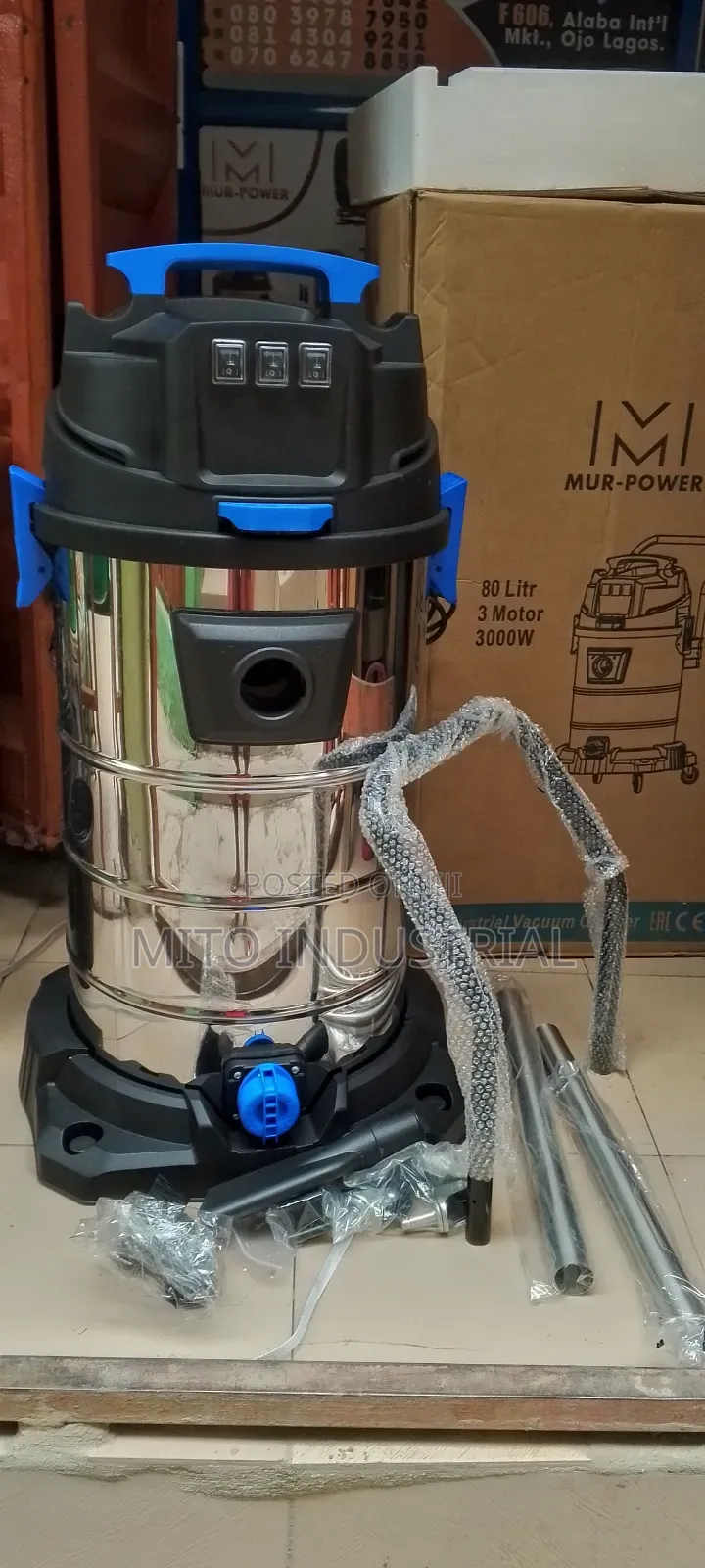 80l Mur-Power Vacuum Cleaner