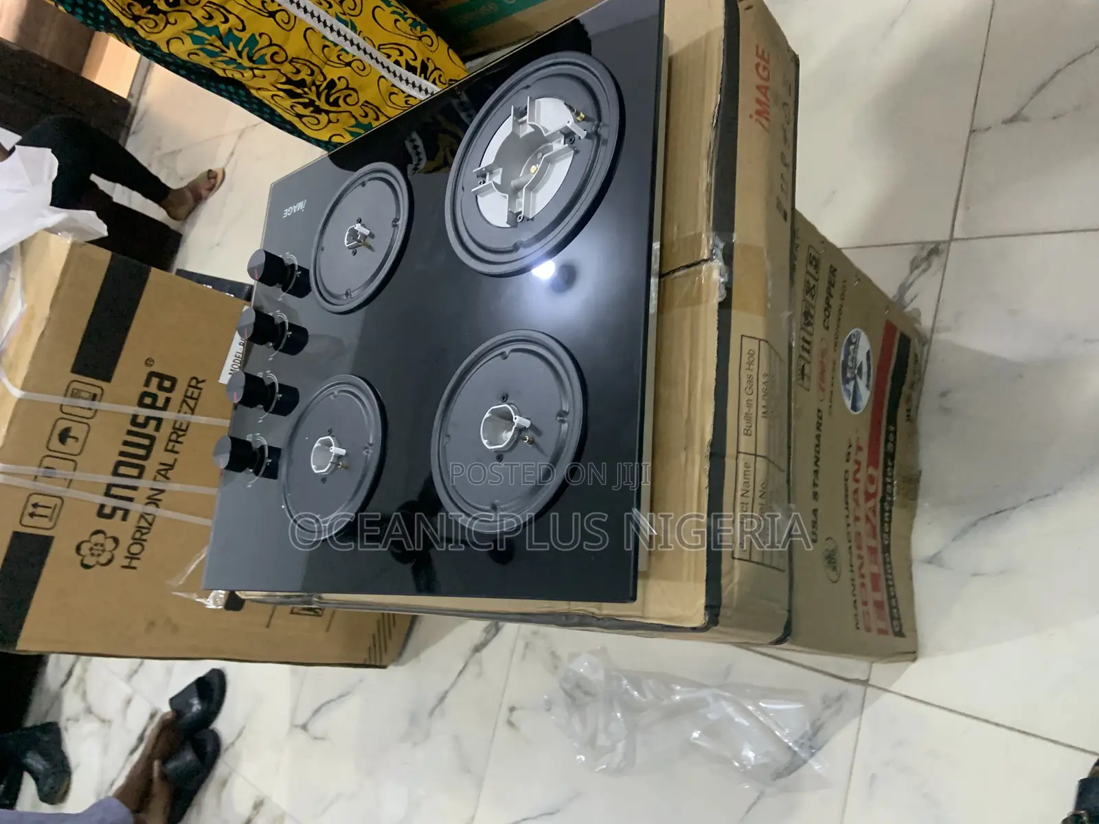 Image Hot Point in-Built 4 Gas Burner Hob