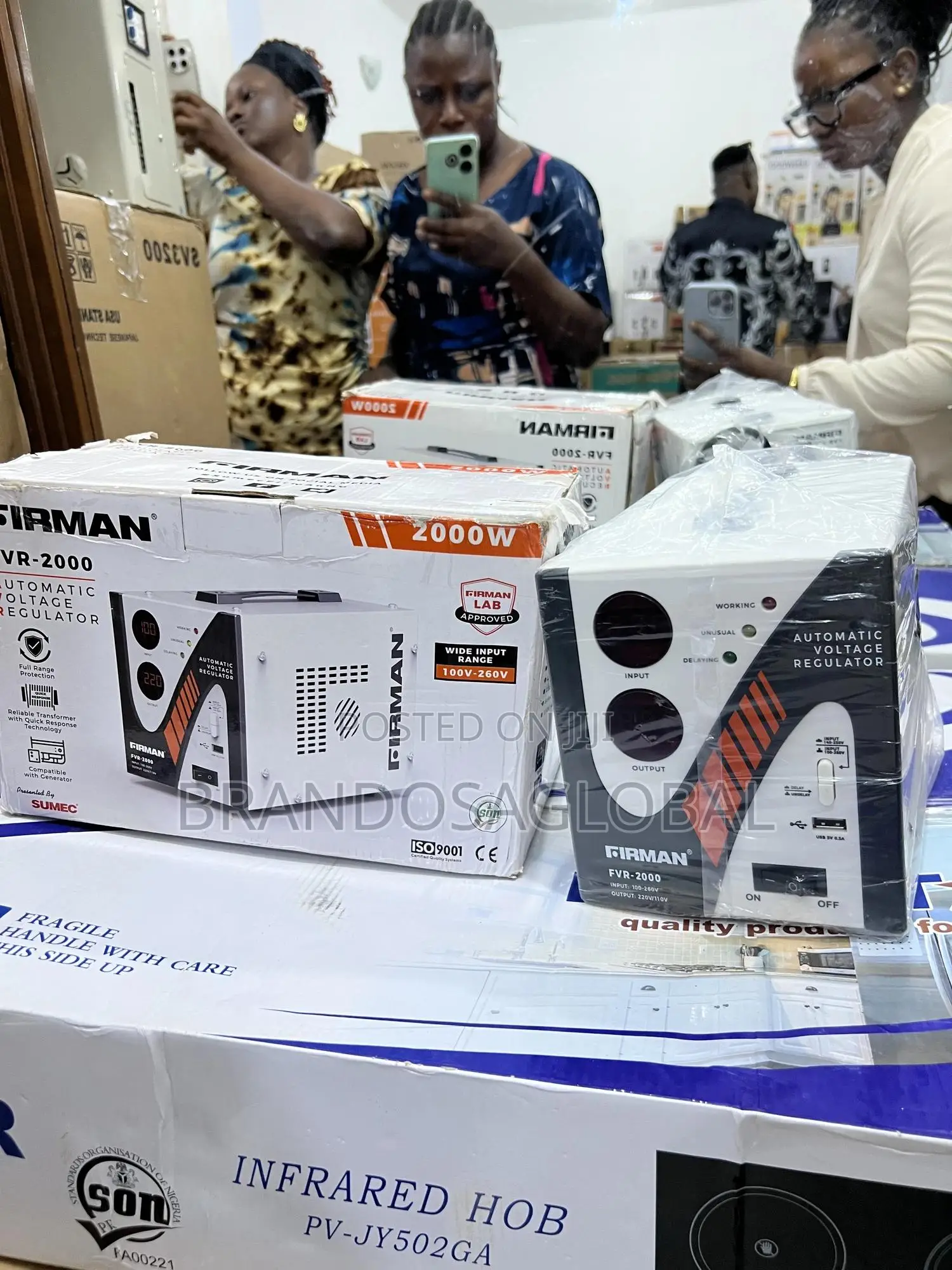 Firman Floor Stand 2 Kva Voltage Stabilizer Fvr‐2000