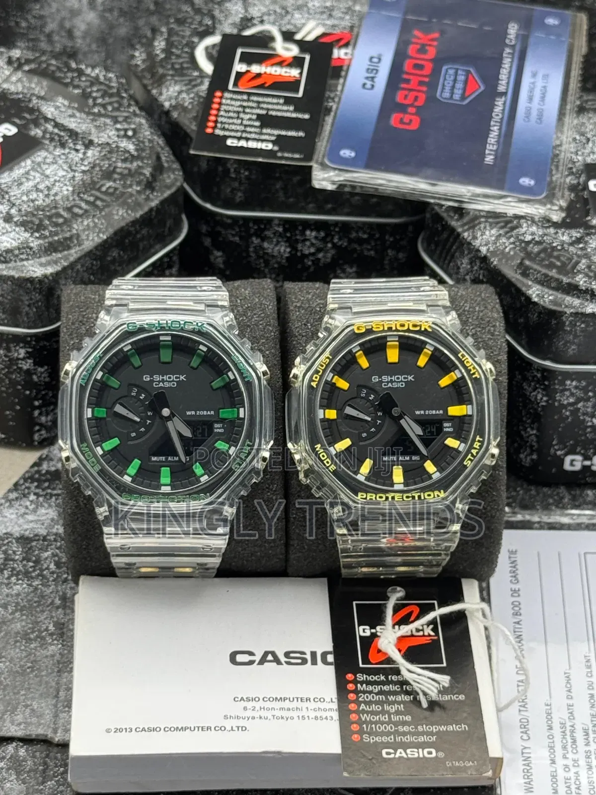 Casio G-Shock Quality Rubber Strap Wristwatch