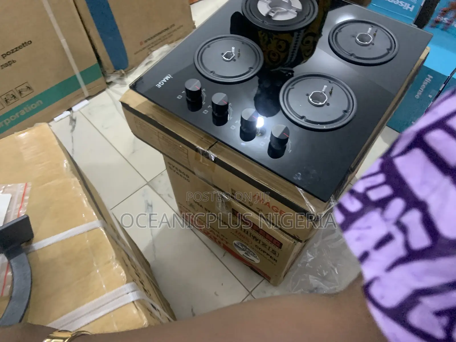 Image Heat Core in-Built 4 Gas Burner Hob