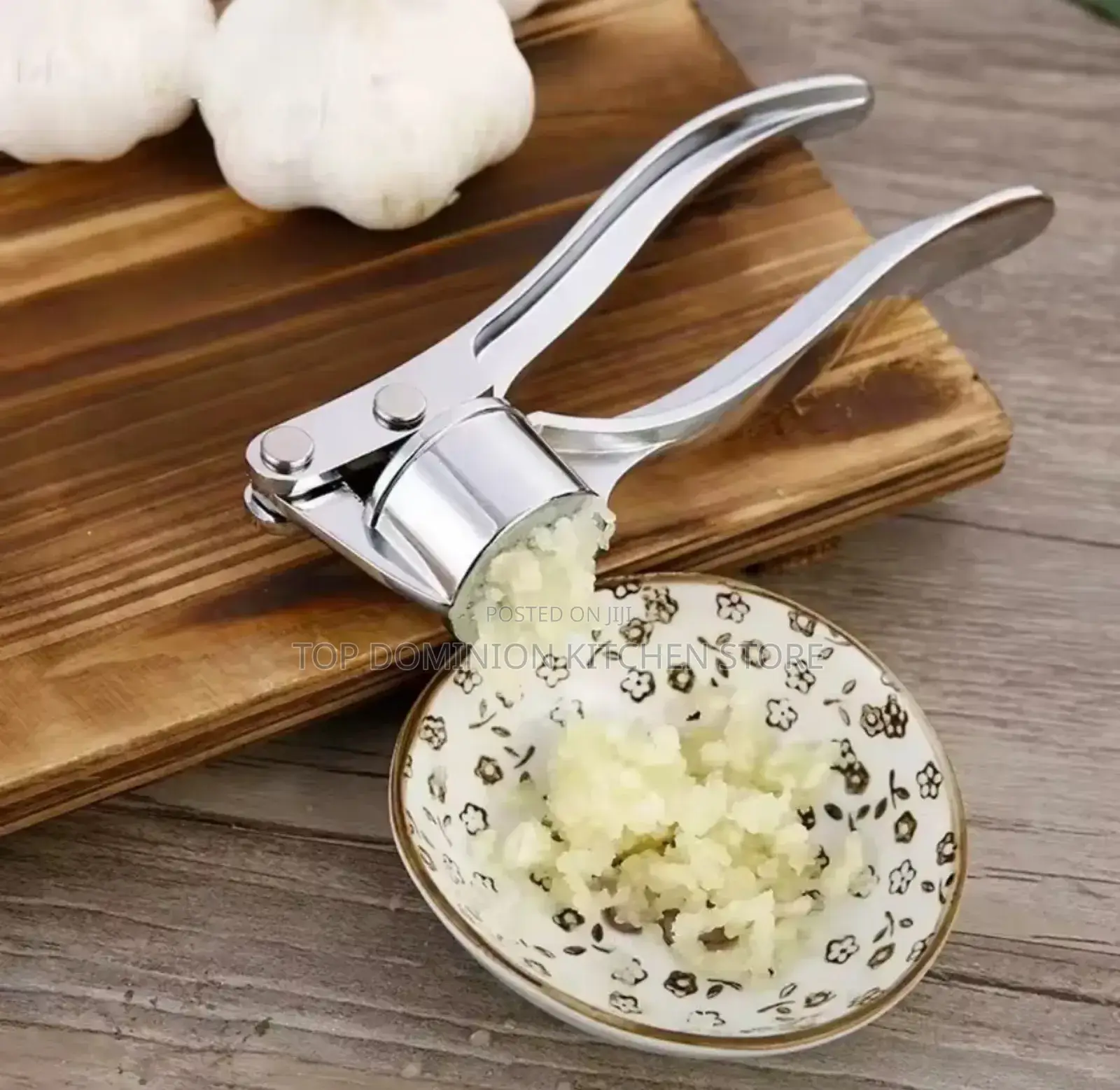 Stainless Steel Garlic Smasher