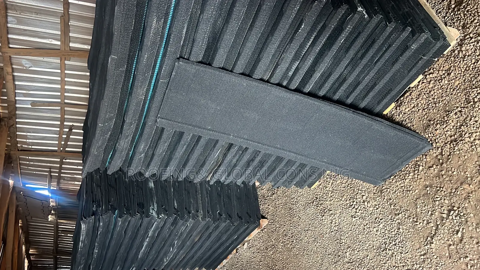 Stone Coated Roofing Sheet Black