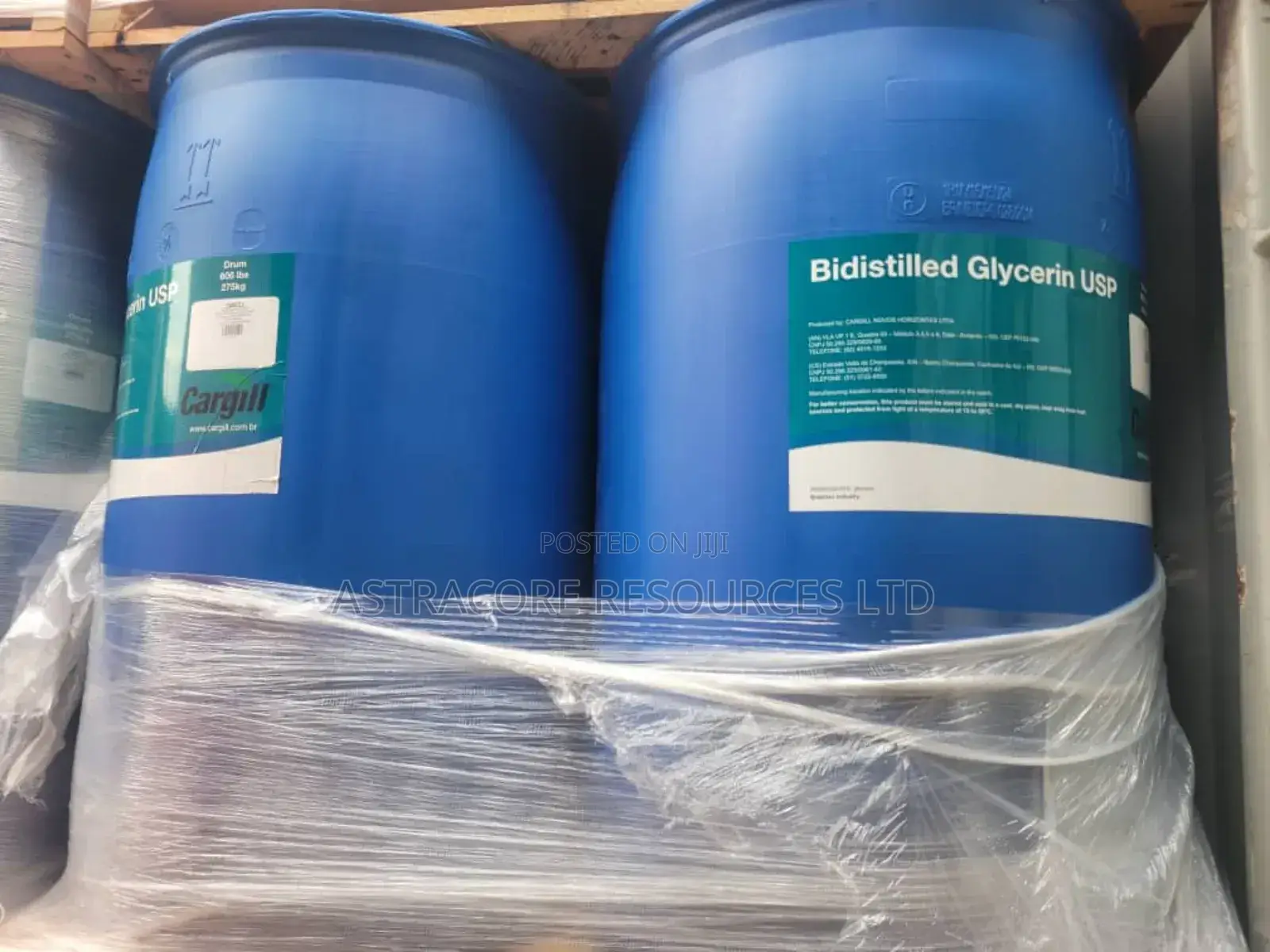 Pure Glycerine–Food, Cosmetic Industrial Grade Local Export Supply