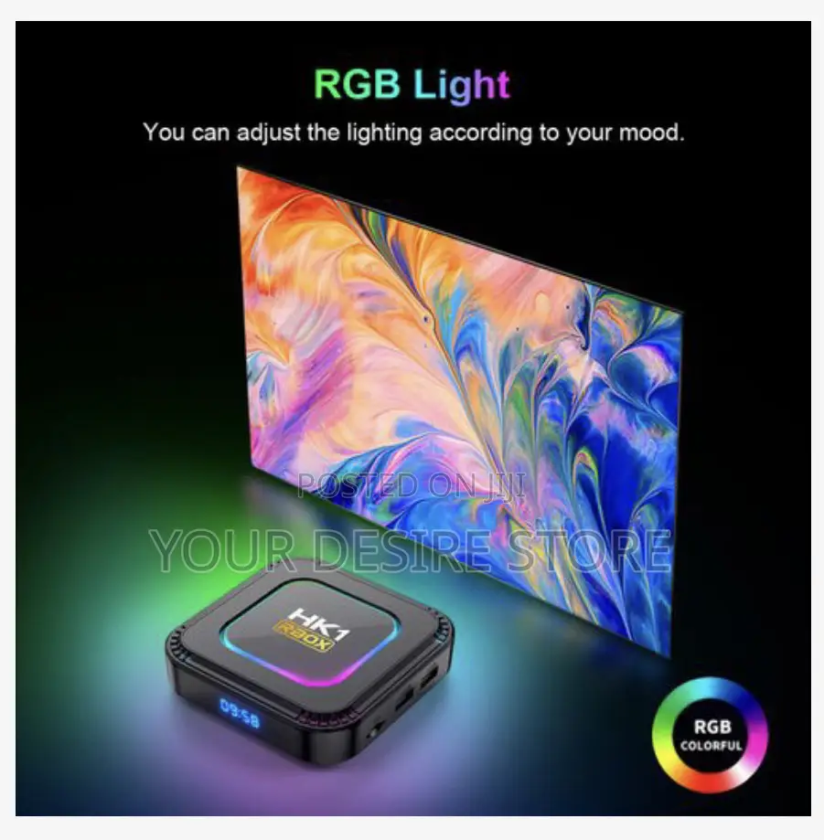Hk1 Rbox Android 13.0 Smart Tv Box - Rk3528 Quad-Core Uhd