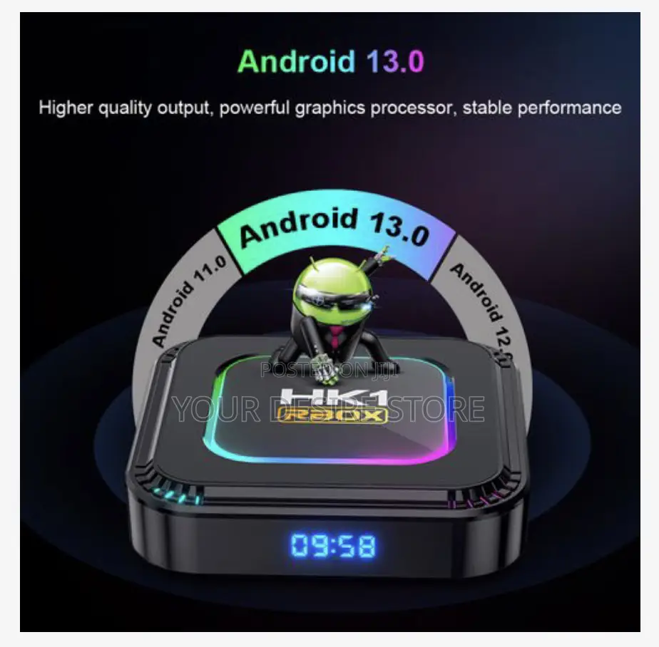 Hk1 Rbox Android 13.0 Smart Tv Box - Rk3528 Quad-Core Uhd