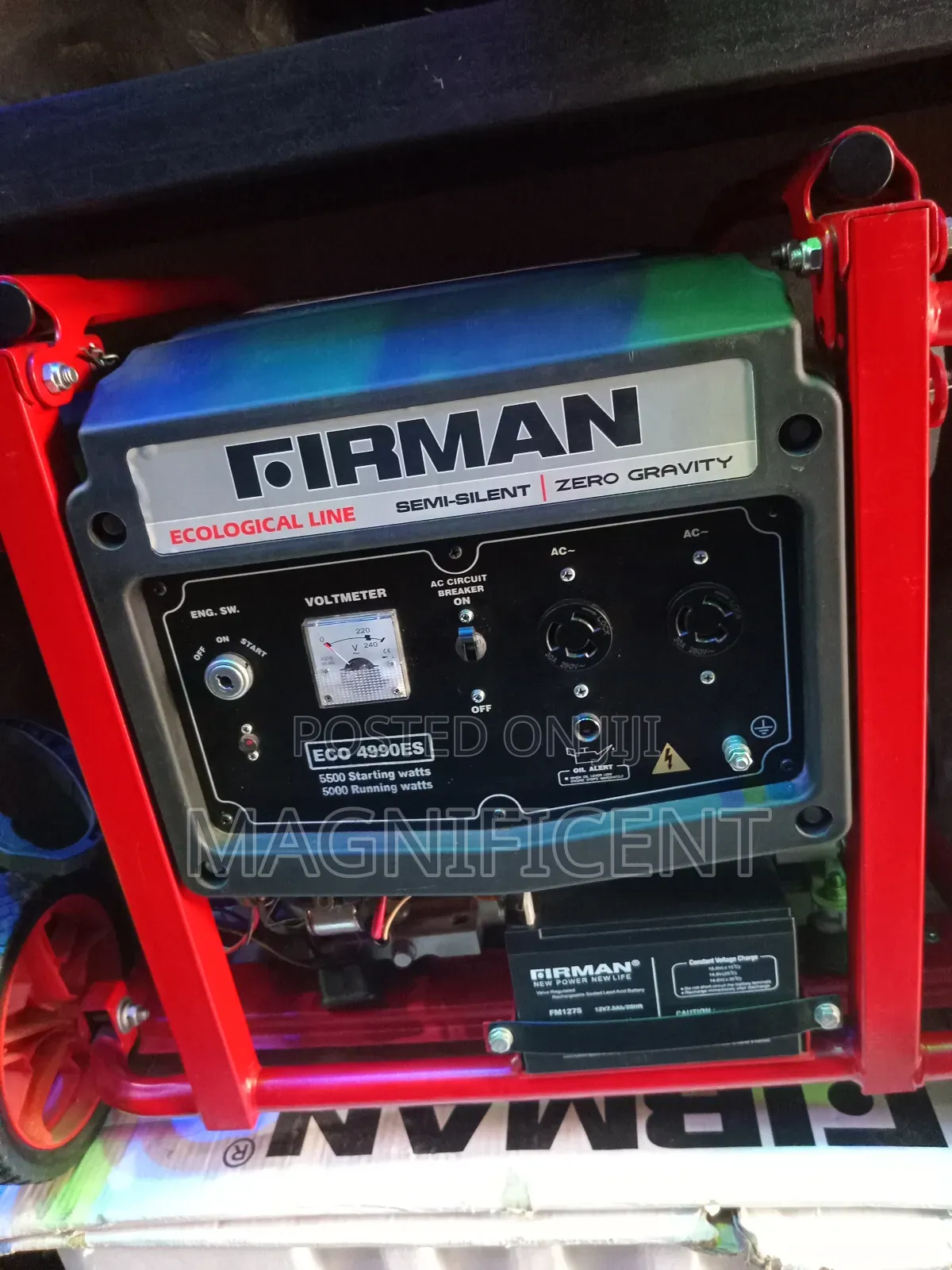 5.5 Kva Firman Petrol Gen Model Eco4990e2 100% Copper Coil