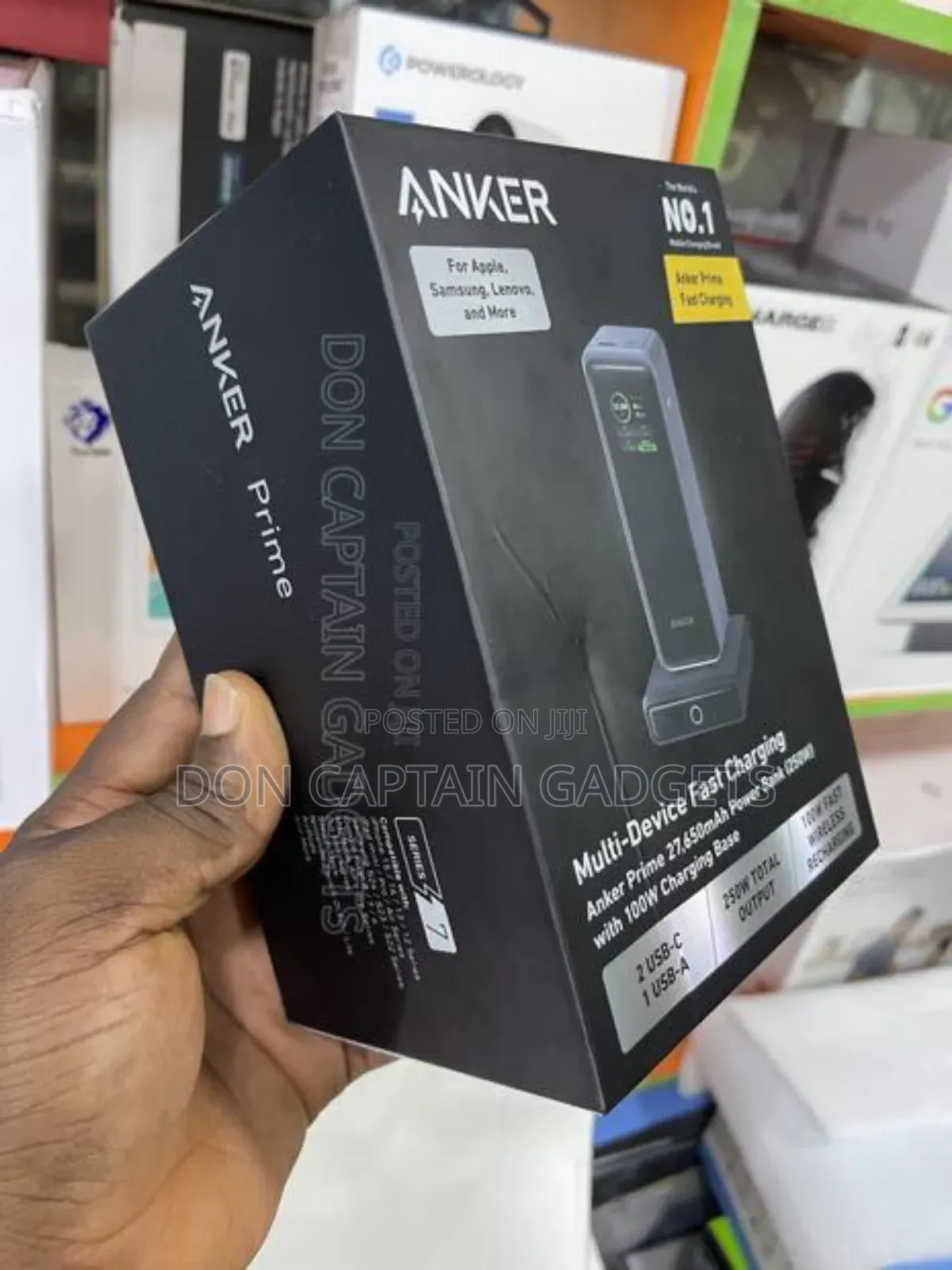 Anker Prime 250w Power Bank 27650mah With 100w Charging Case