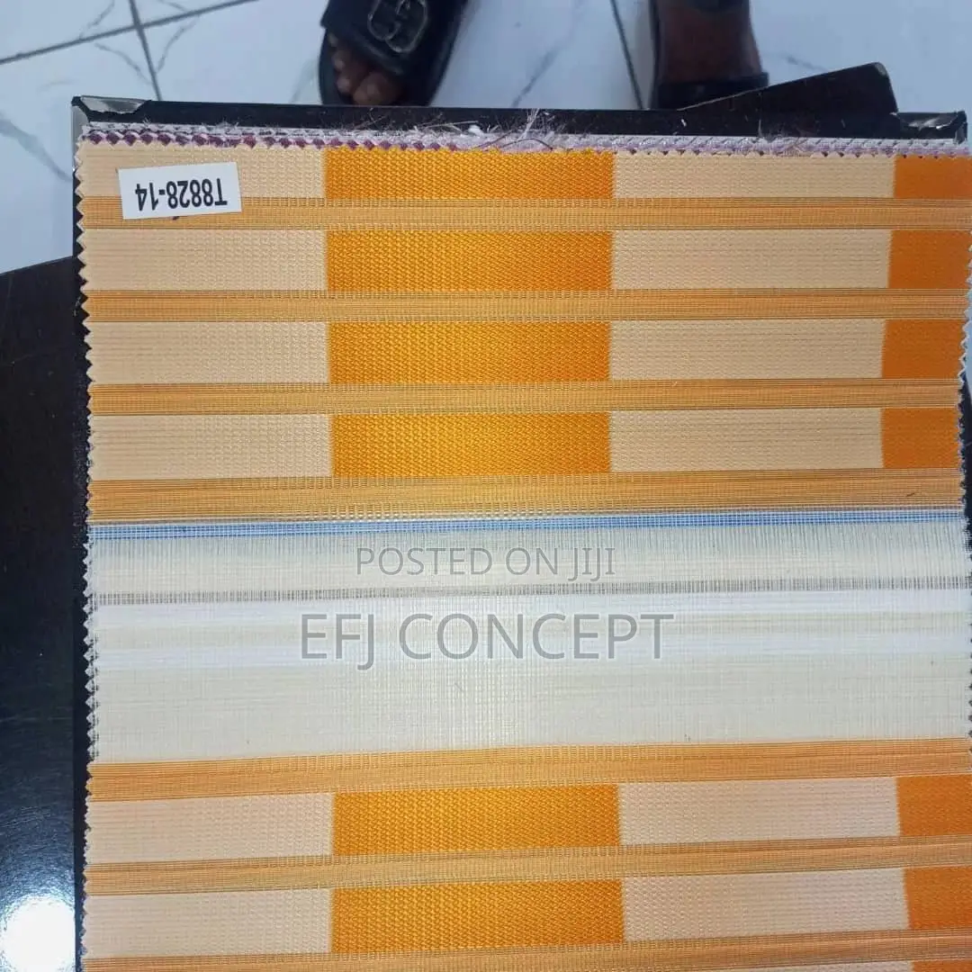 Day And Night Window Blind - Attractive Orange Fabrics