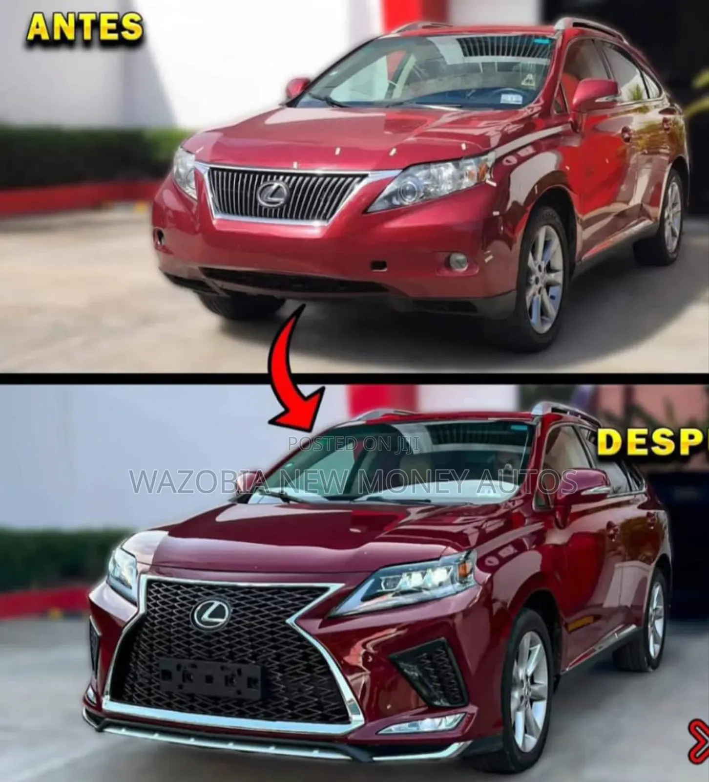 Upgraded Kit for Lexus Rx 350 2010-2020 Model