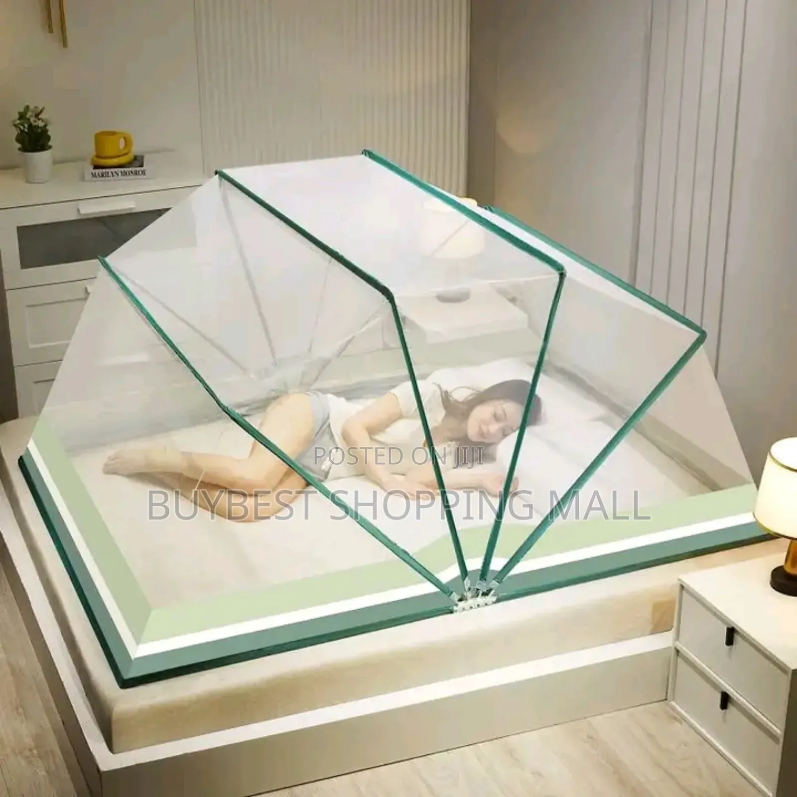 Collapsible Foldable Mosquito Net. (7x7, 6x6, 6x4)