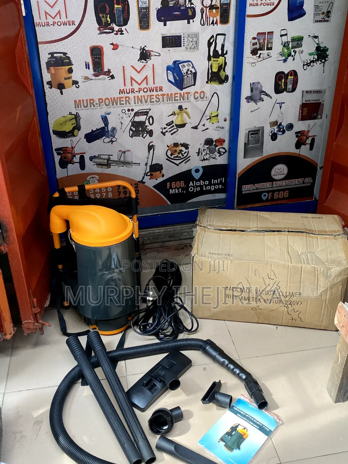 Back Pack Vacuum Cleaner