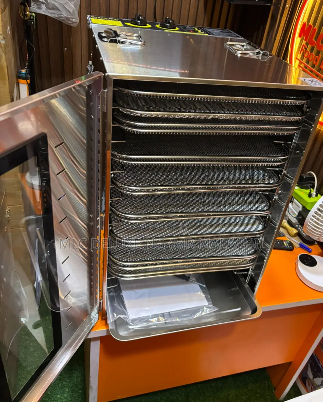 16 Trays Multipurpose Dehydrator Oven /Stainless Commercial Food Dryer