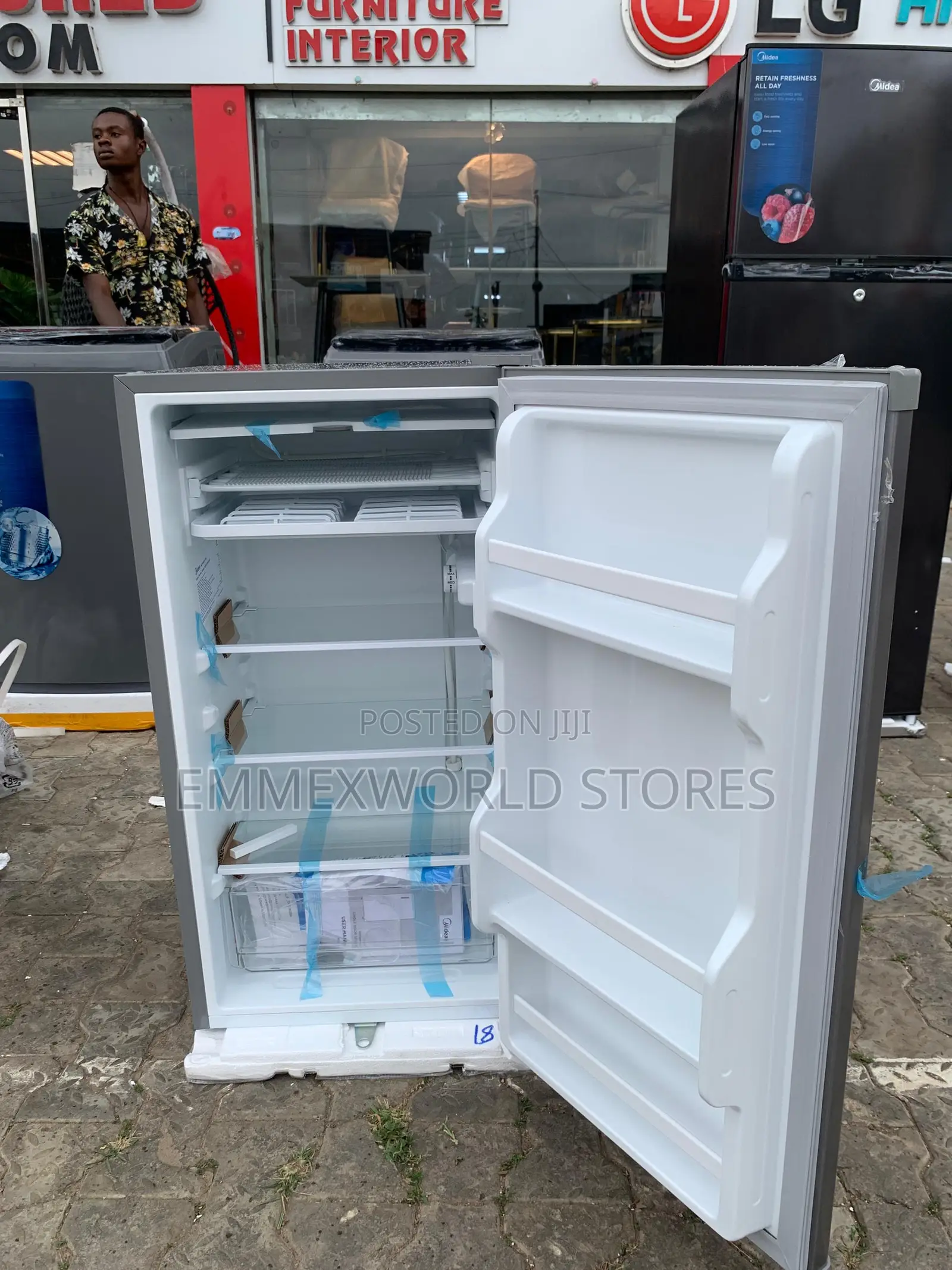 Midea Standing Refrigerator Mdr133fg 85l