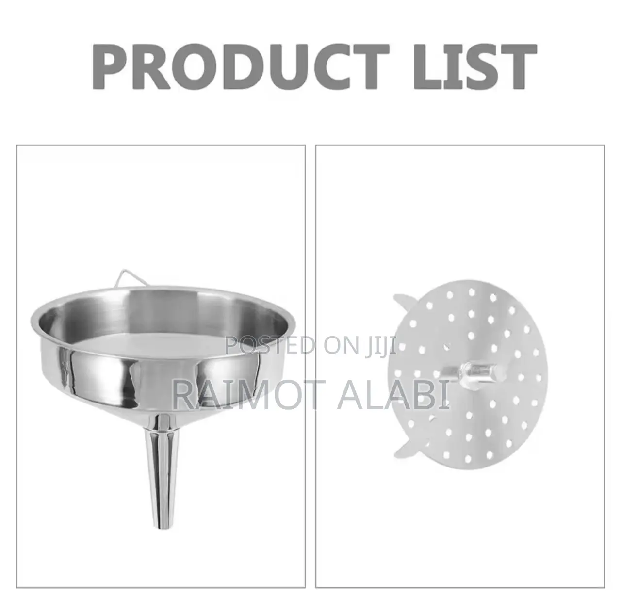 Stainless Steel Funnel