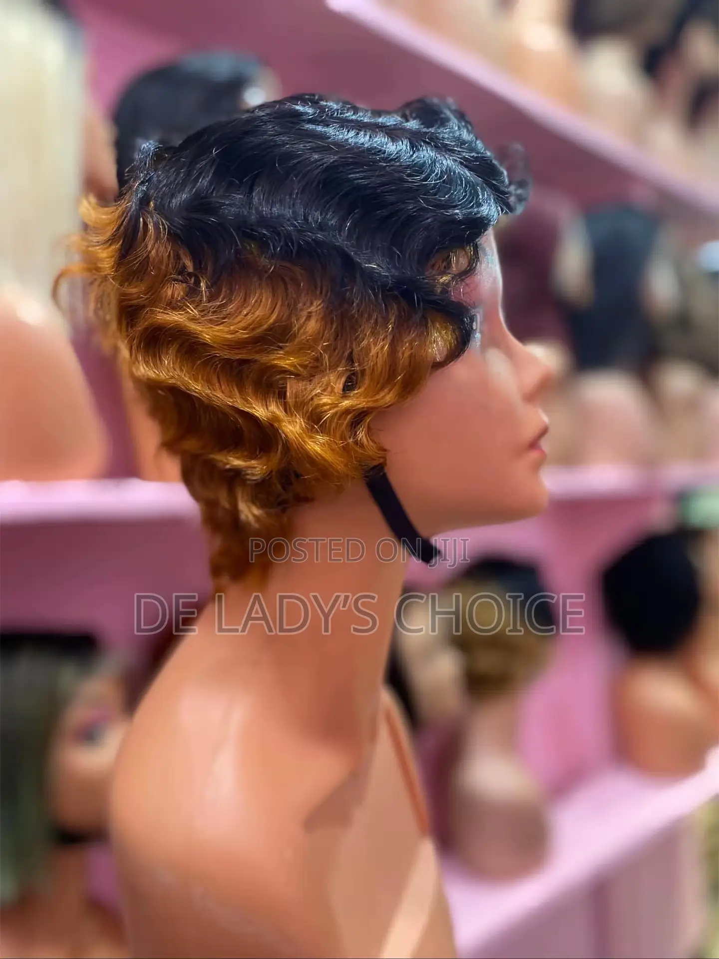 Fingerwave Human Hair Wig
