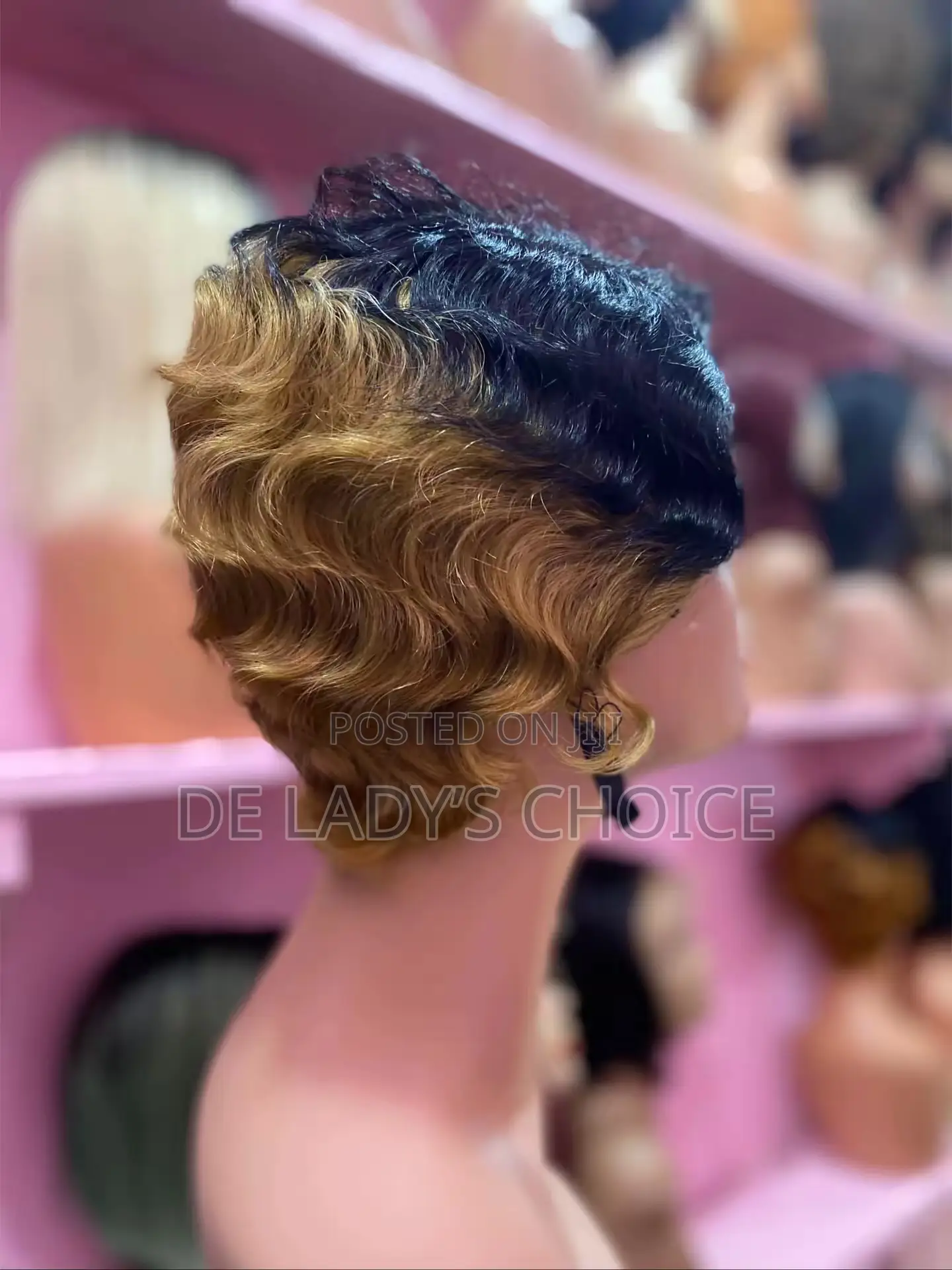 Fingerwave Human Hair Wig