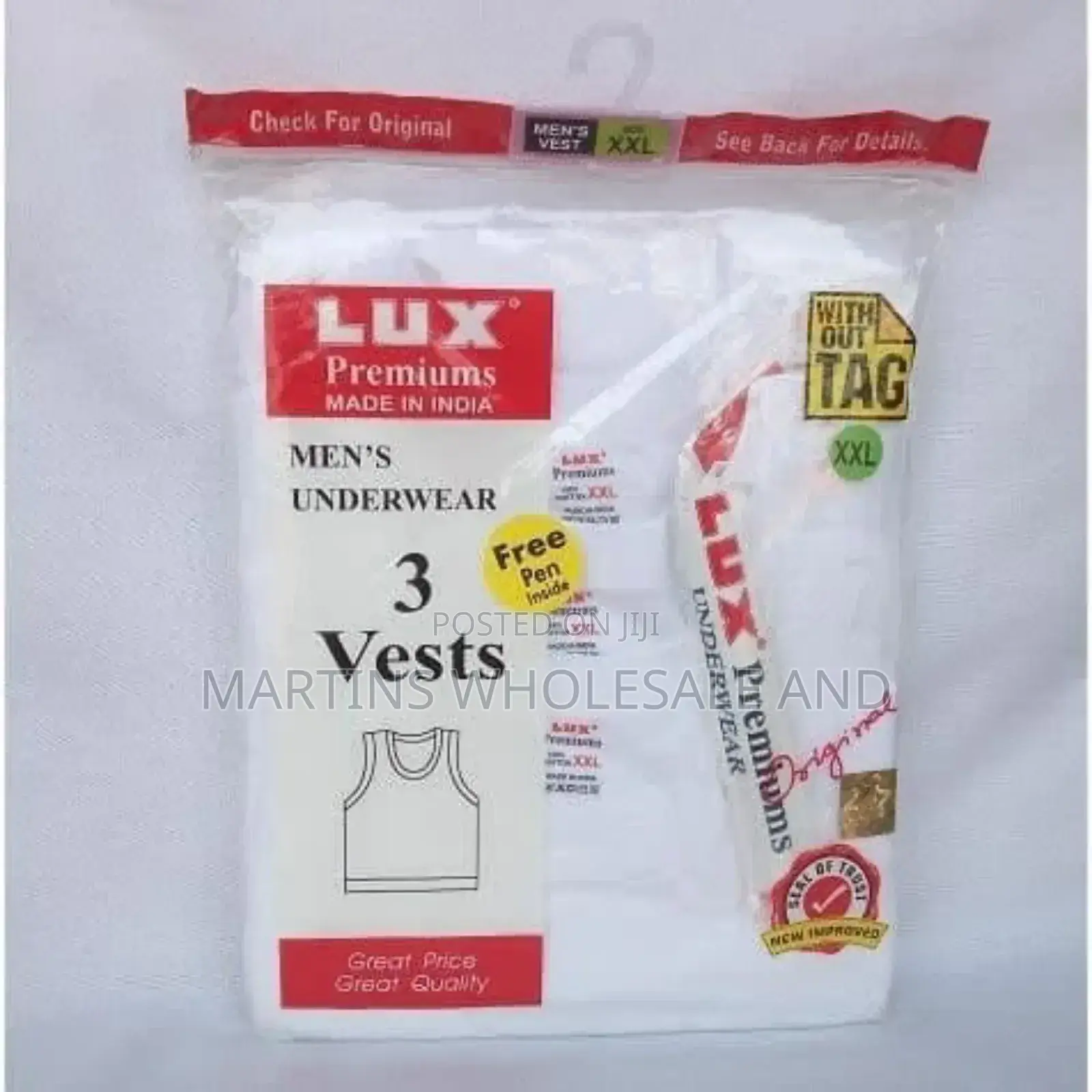 Lux Premiums Boys Underwear Vests.