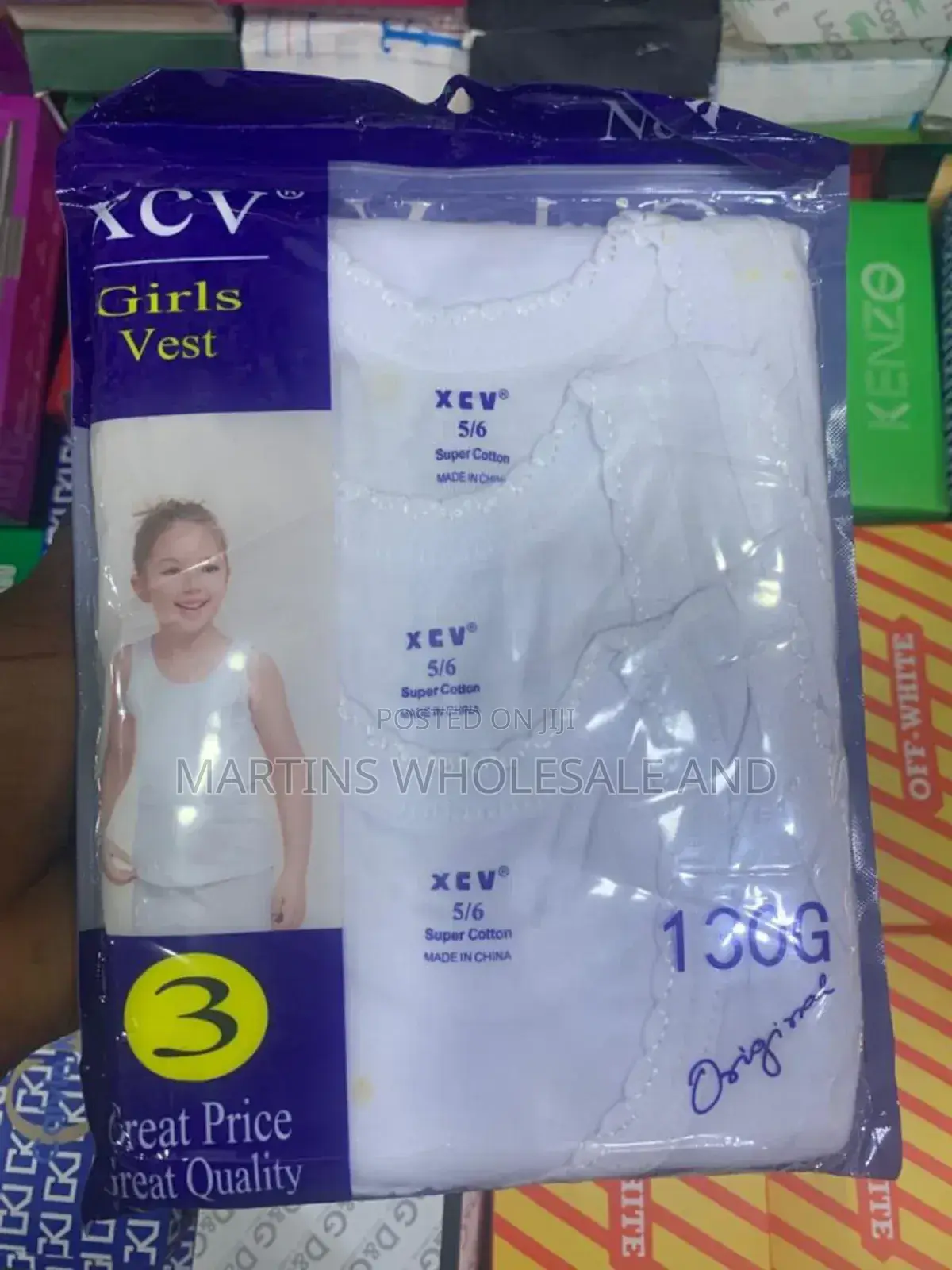 XCV 3 in 1 Girls Singlet