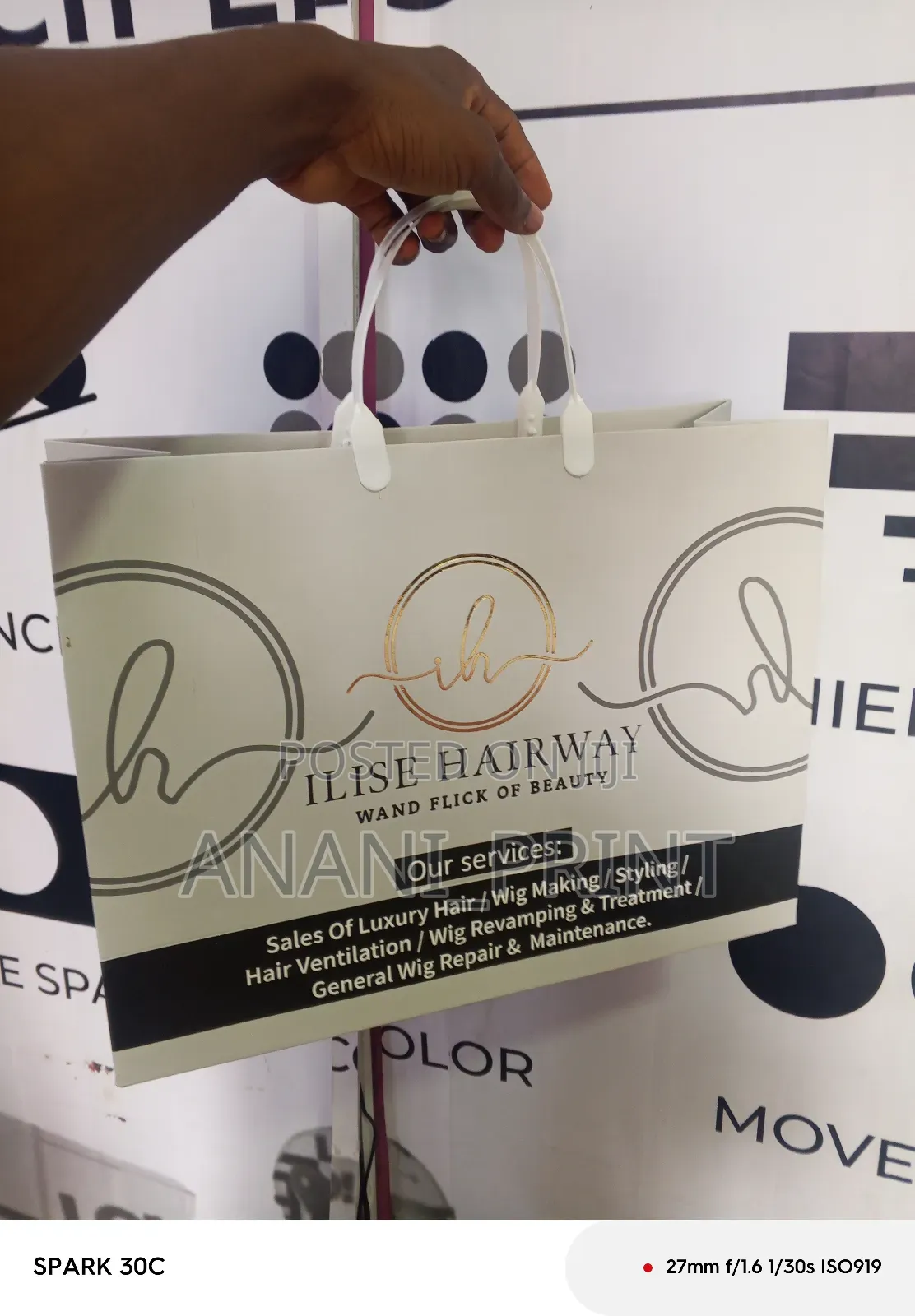 Carrier Bag With Foil Printing