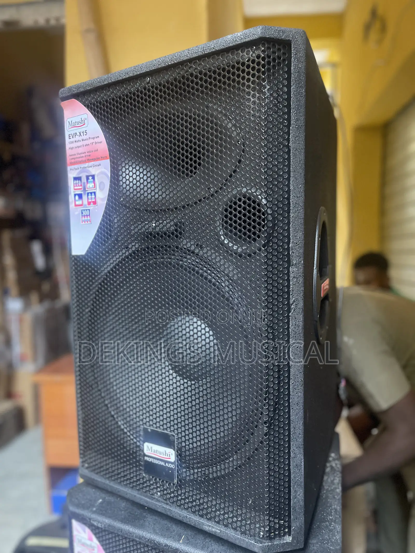 Matushi Evp-X15 Single 15” Mid-Range Speakers Pair