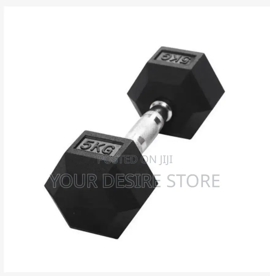Professional 5kg(X2) Hexagonal Dumbbell Set(10kg Total)
