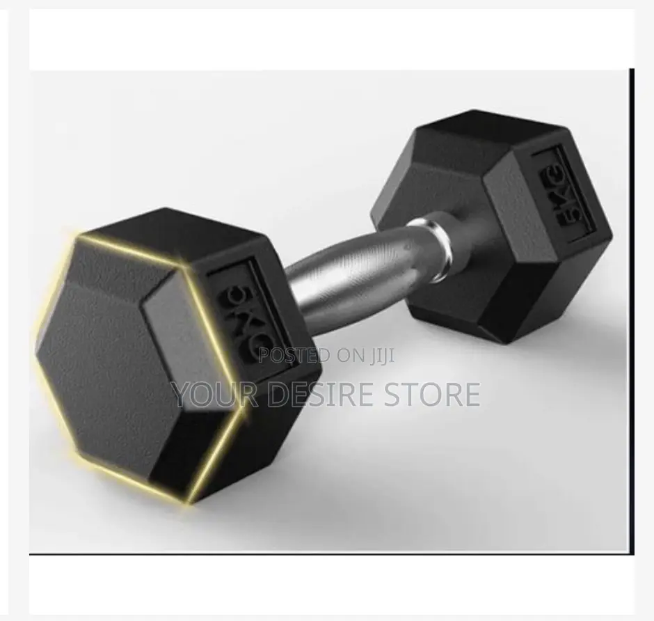 Professional 5kg(X2) Hexagonal Dumbbell Set(10kg Total)