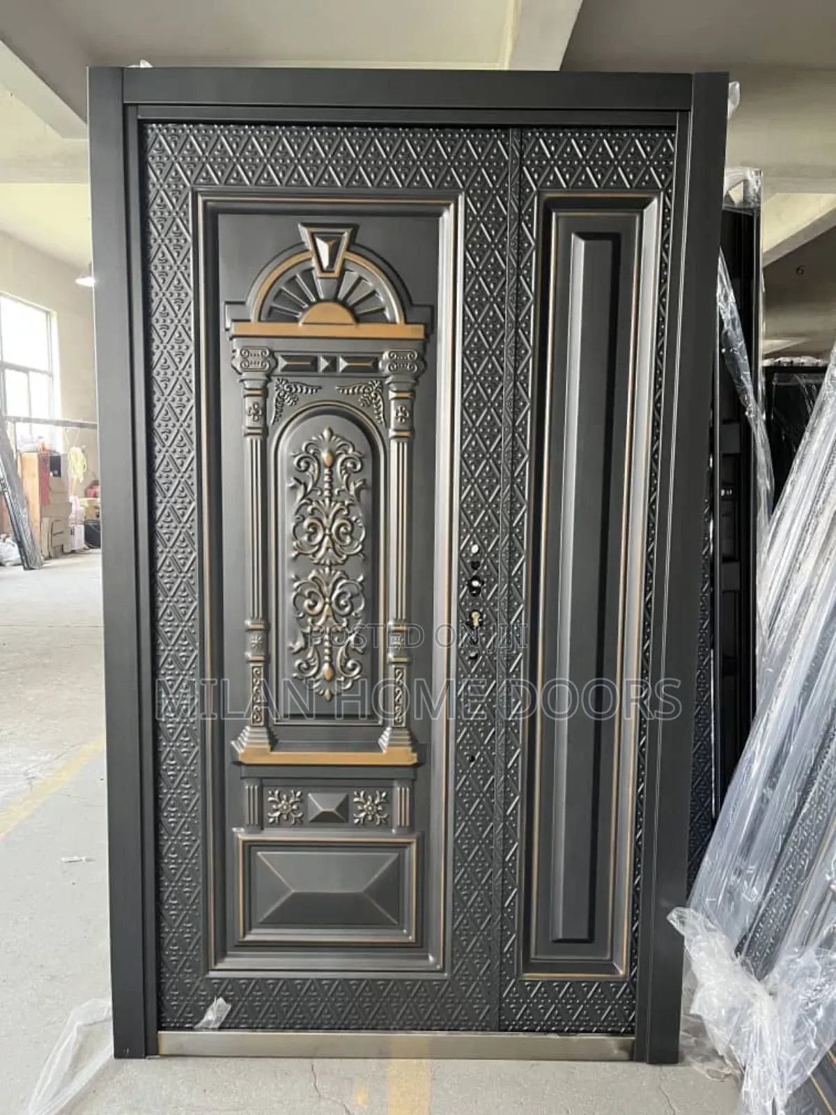 4ft by 7ft Normal Height Tank Security Door 90mm