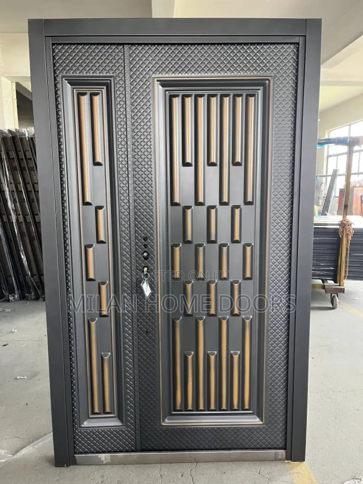4ft by 7ft Normal Height Tank Security Door 90mm