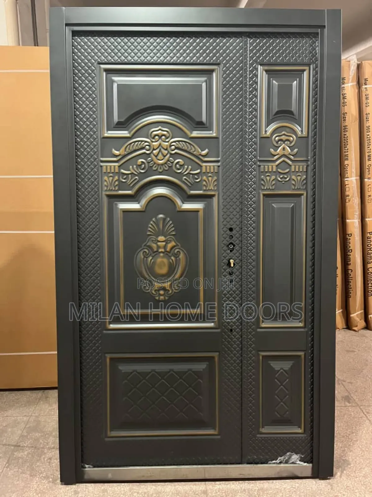 4ft by 7ft Normal Height Tank Security Door 90mm