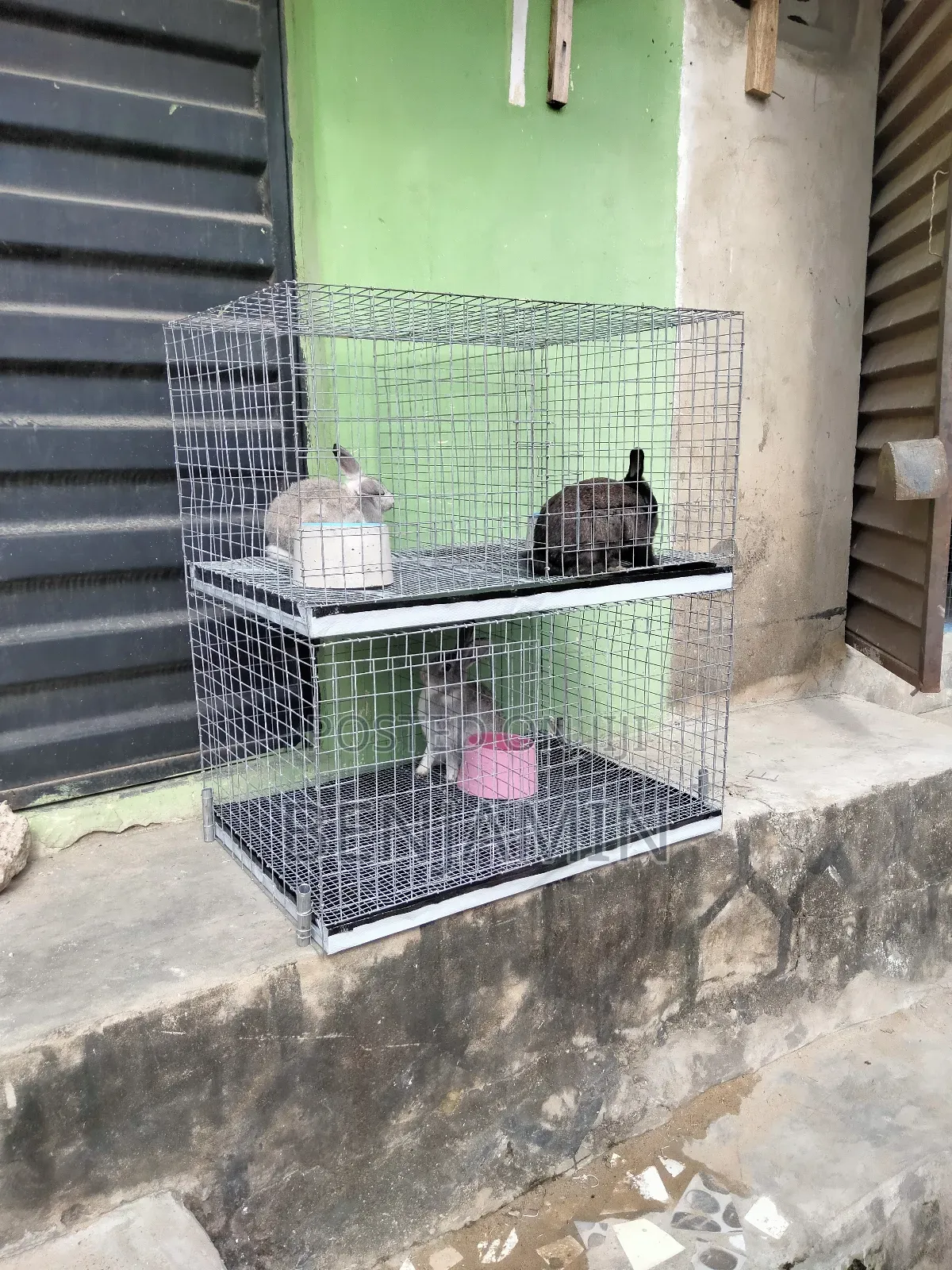 Double Decker Rabbit Cage (4 Rooms)
