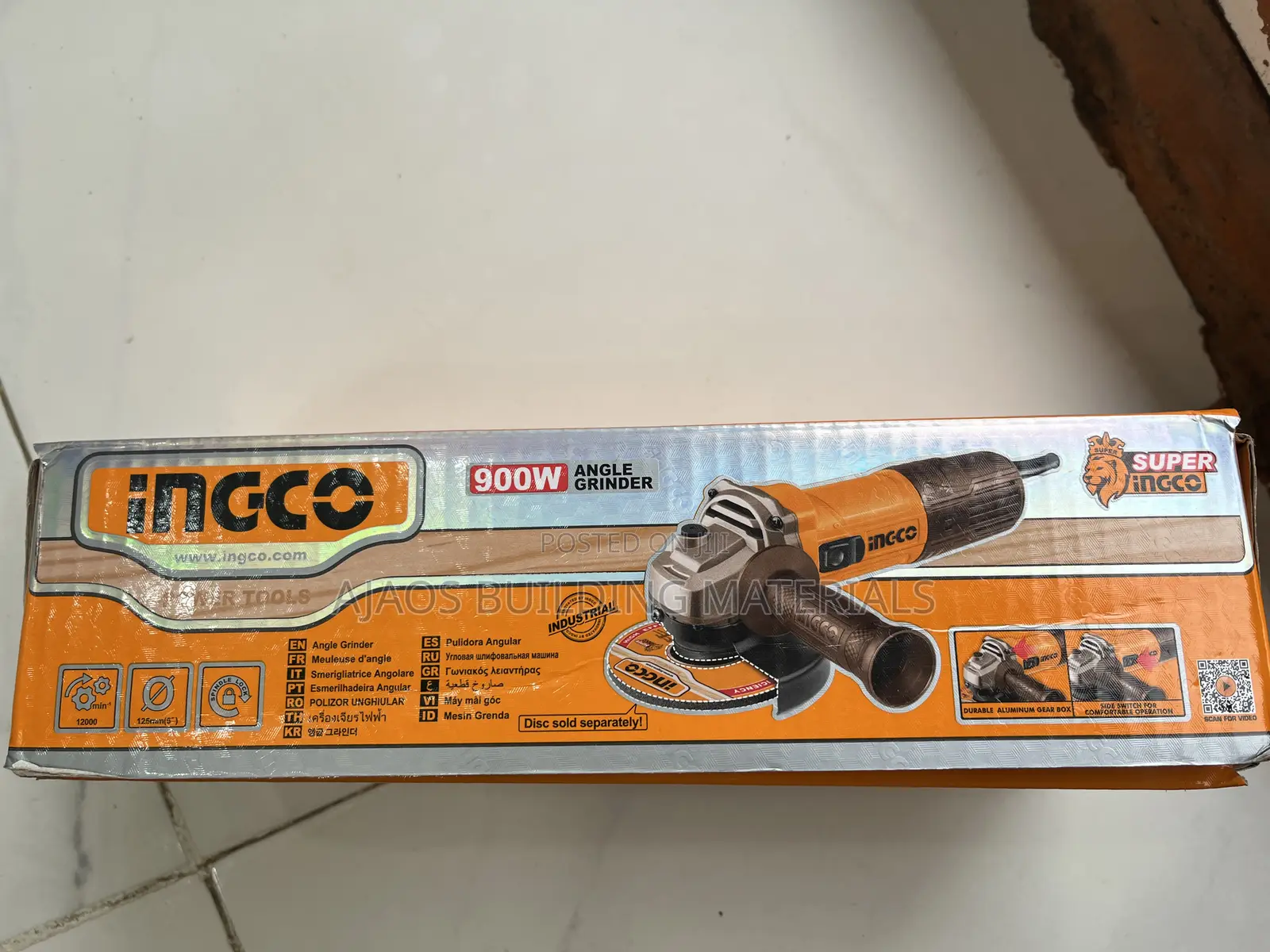 900w Angle Grinder