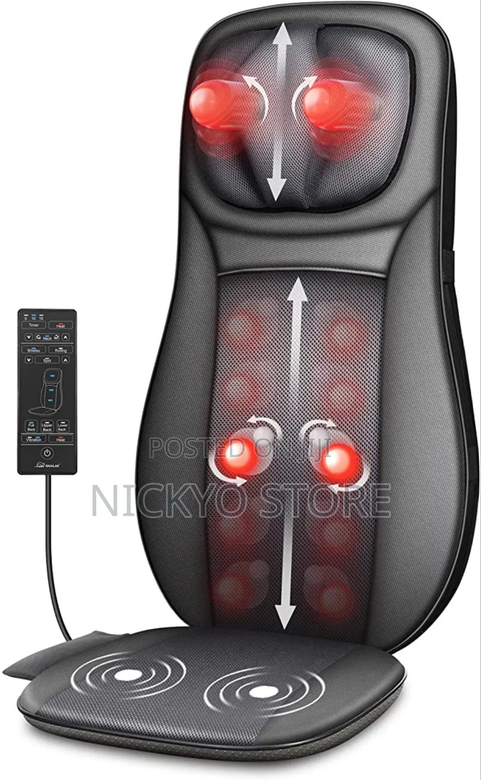 Electric Massage Seat Cushion With Heating Function