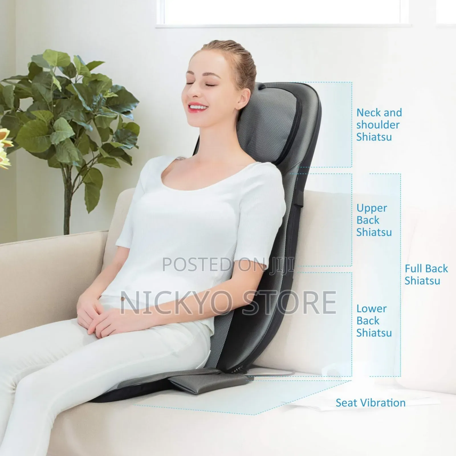 Electric Massage Seat Cushion With Heating Function