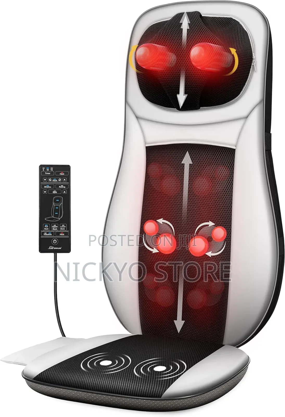 Electric Massage Seat Cushion With Heating Function