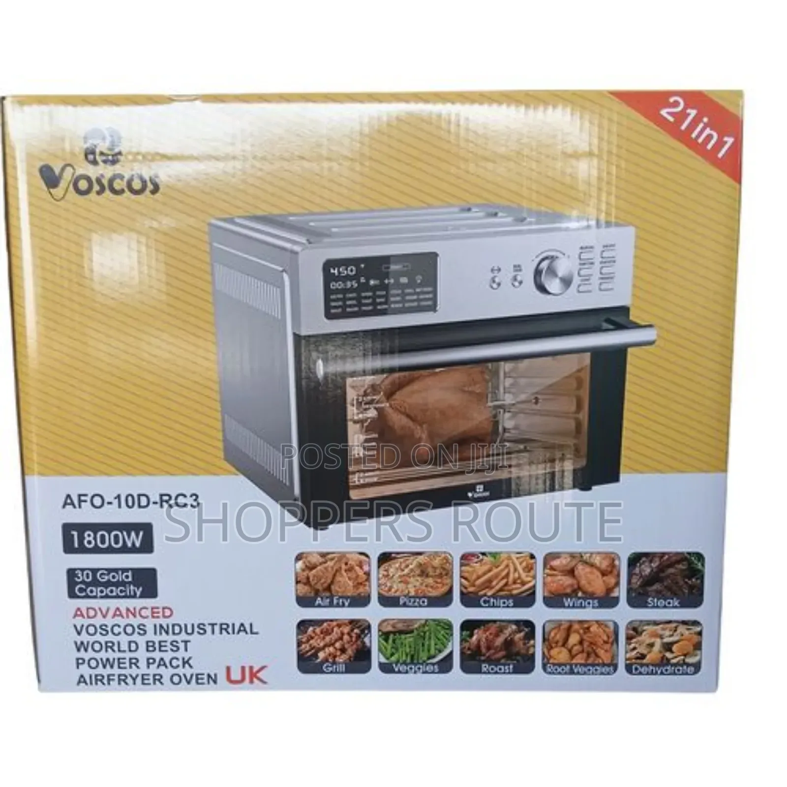 Vosco Industrial Air Fryer Oven 21 in 1 Afo10drc3