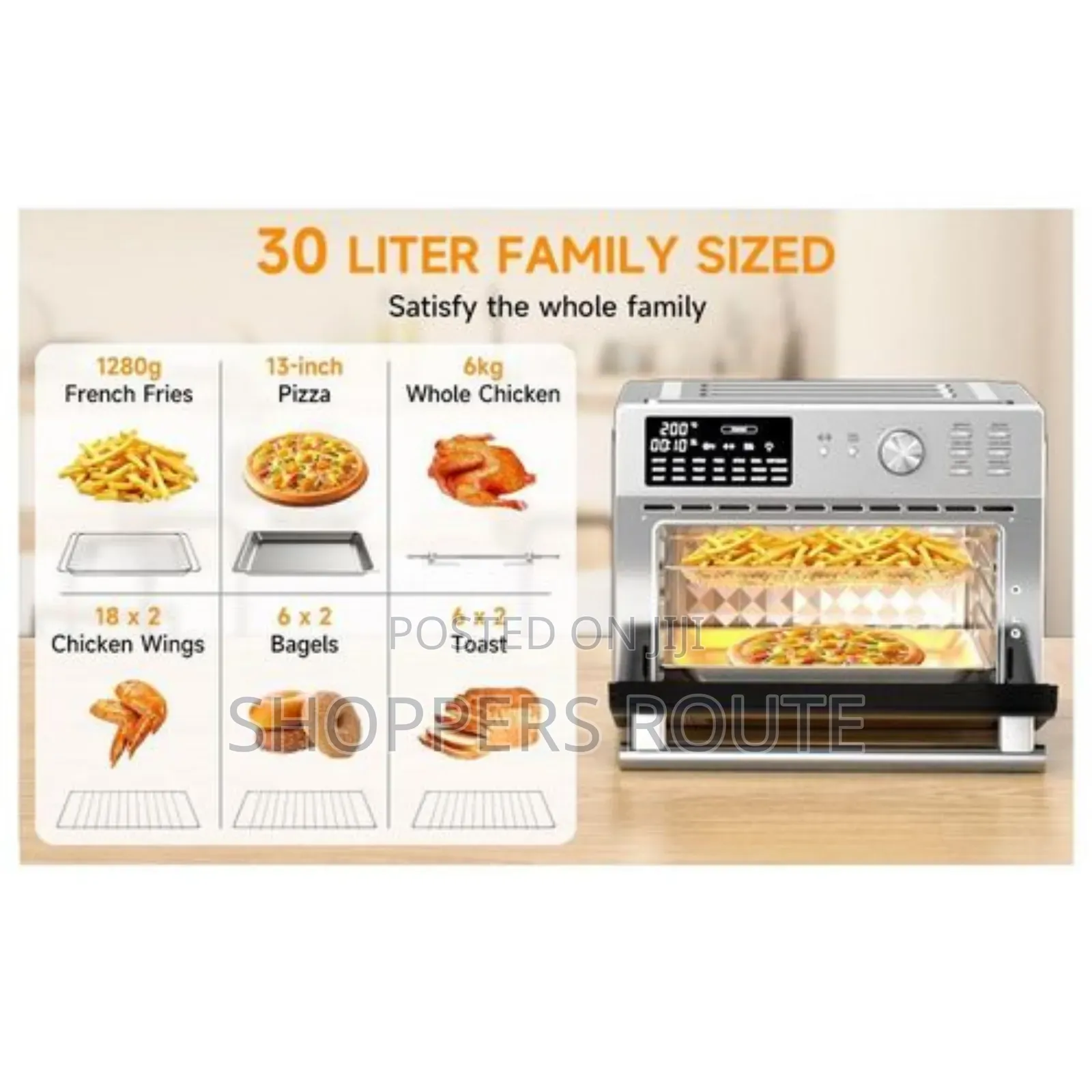 Vosco Industrial Air Fryer Oven 21 in 1 Afo10drc3
