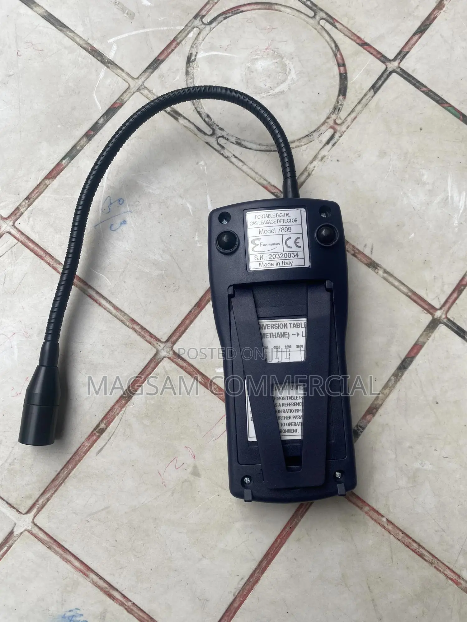 E Instruments 7899 Combustible Gas Sniffer / Leak Detecto