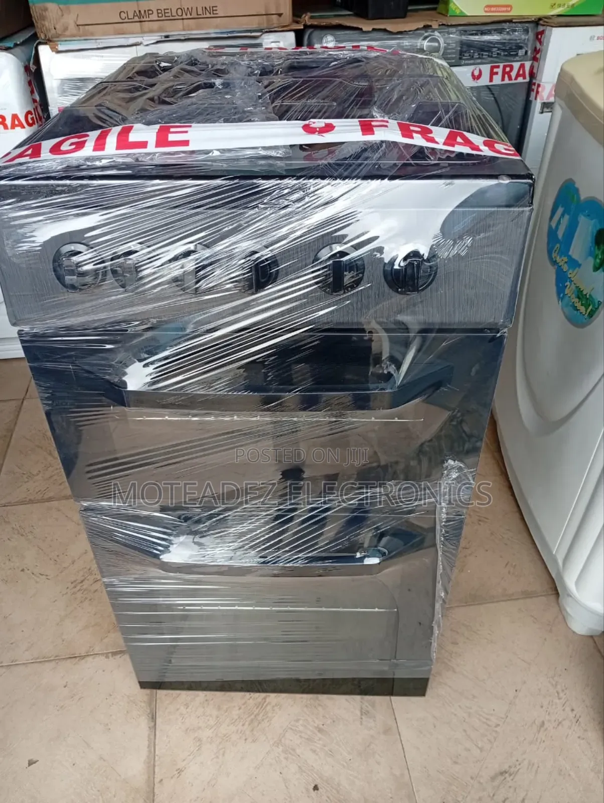 Uk Used Beko 50by60 4burner Quality 2 Doors Gas Cooker Oven/Grill