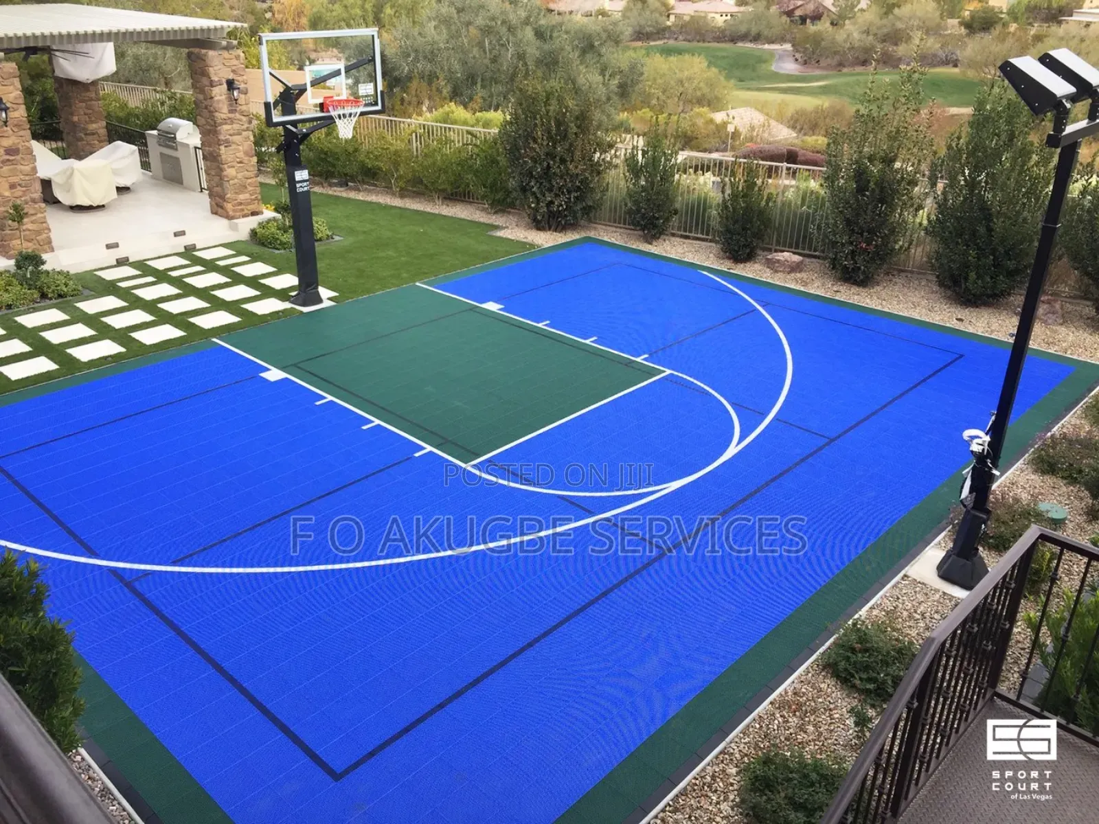 Basketball, and Long Tennis Court Construction.